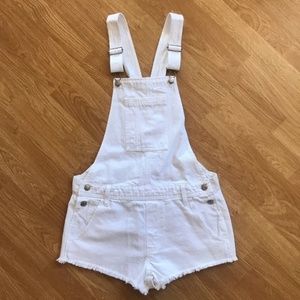 American Eagle Outfitters Denim Short Overalls NWT